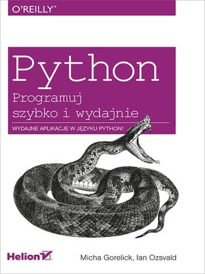 cover image of Python. Programuj szybko i wydajnie